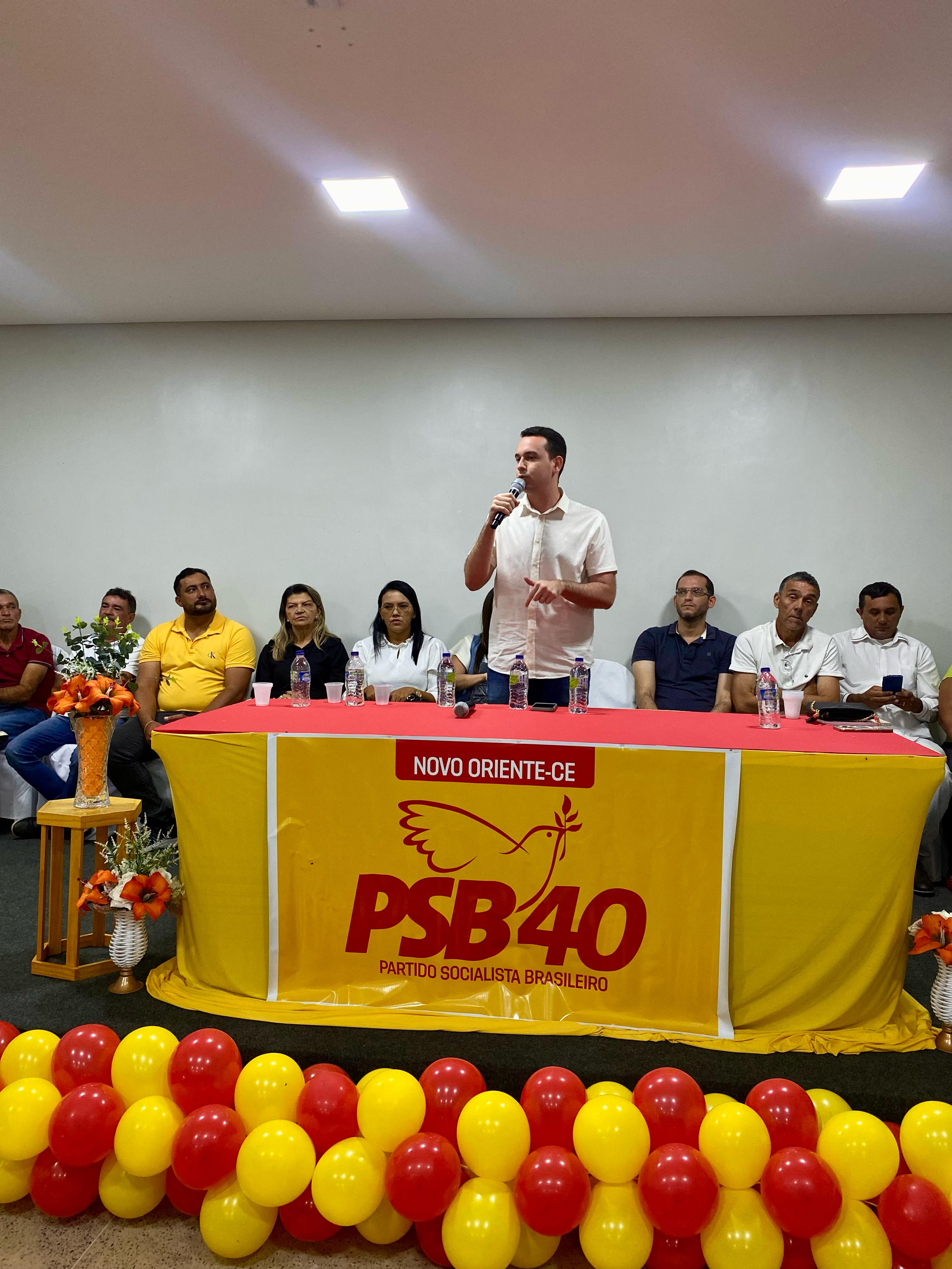 Eduardo Coelho assume presidência do PSB de Novo Oriente
